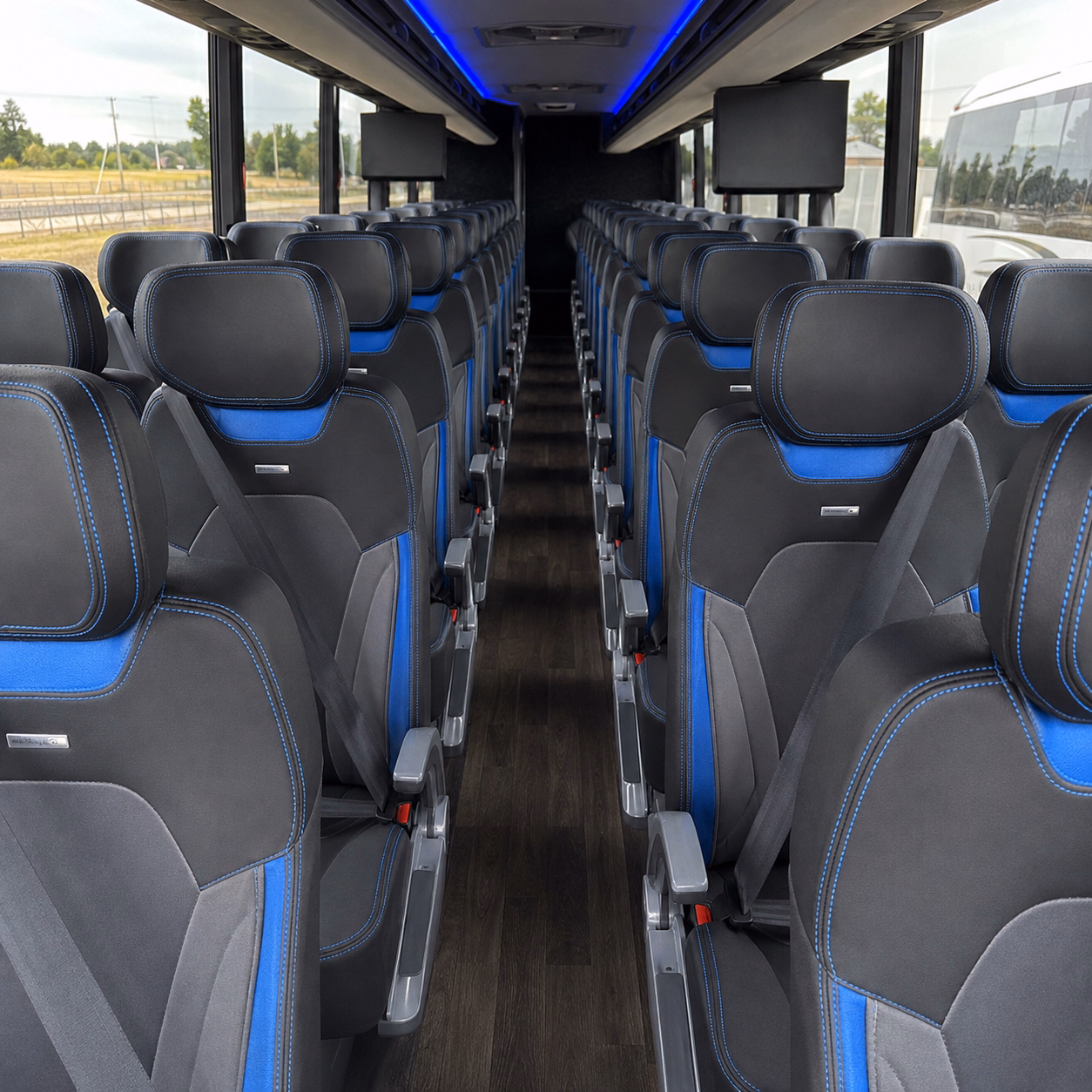 blacksburg corporate event transportation onboard seating