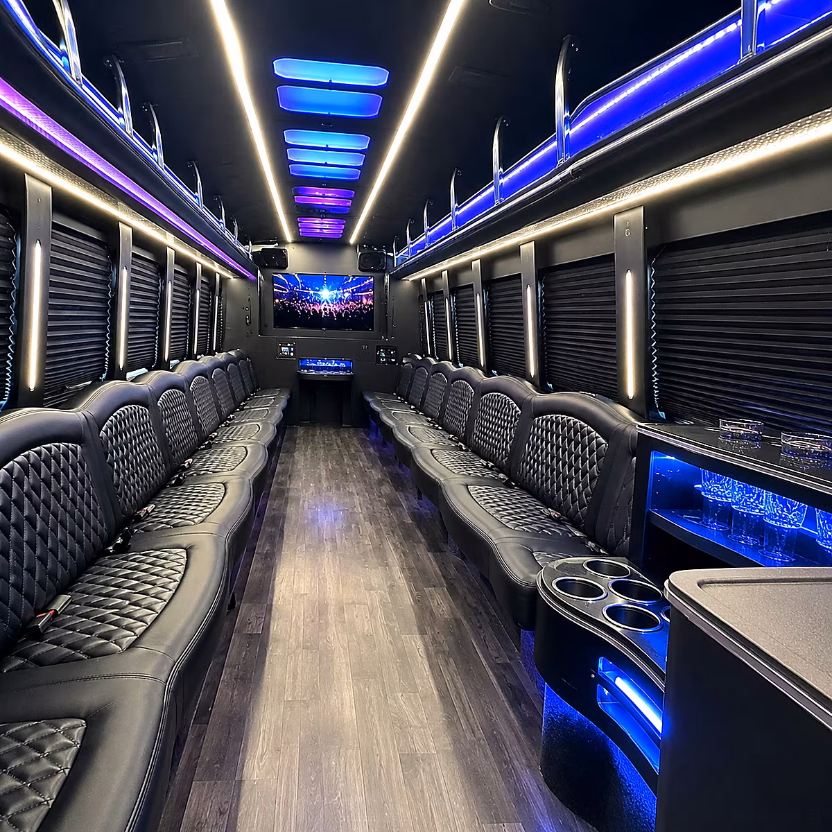 blacksburg party bus rentals inside