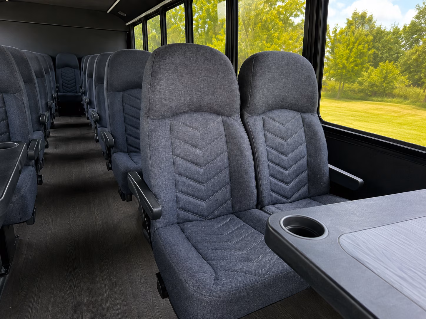 blacksburg wedding transportation onboard seating