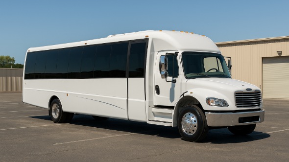 Exterior of Charter Bus Company Roanoke's 20 Passenger Mini bus in Roanoke