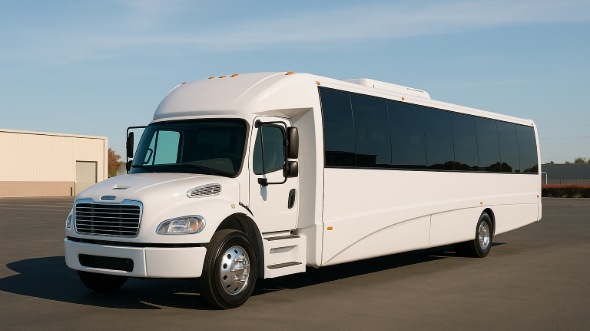 Exterior of Charter Bus Company Roanoke's 25 Passenger Mini bus in Roanoke
