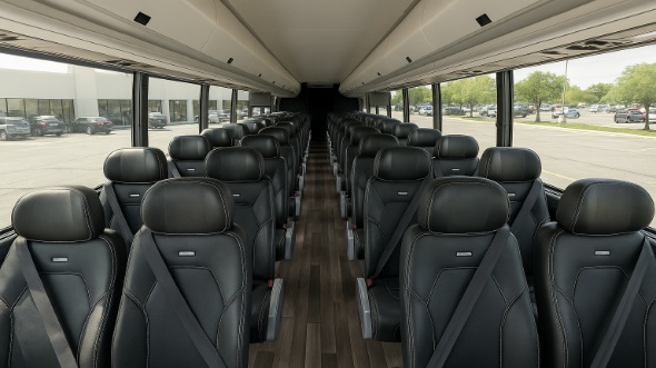 blacksburg 18 passenger minibus inside