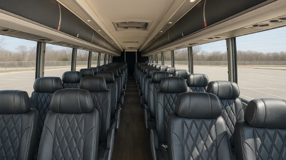 blacksburg 50 passenger charter bus rental