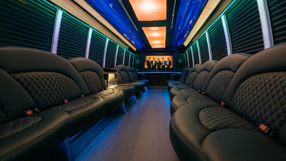 blacksburg party bus rental inside